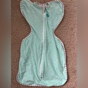 Love to Dream Swaddle Up Lite 0.2 TOG size Small 8-13 lbs, turquoise color